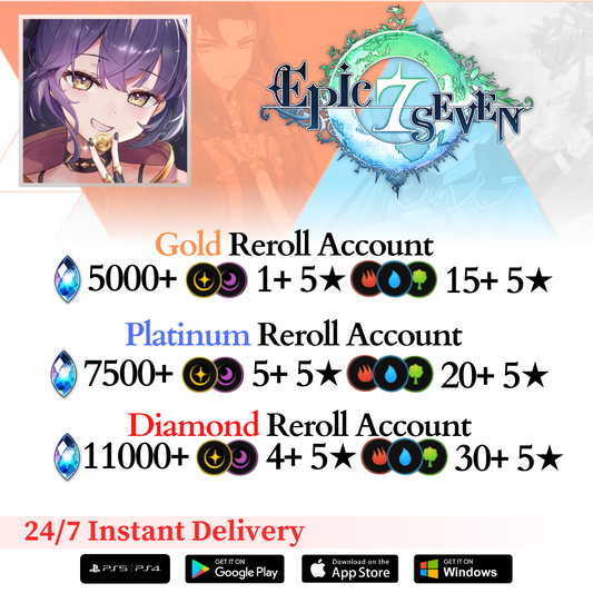 Epic Seven Starter Reroll Account