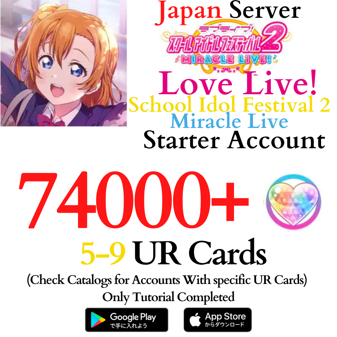 JP] 74000+ Gems 5-9 UR Cards | LLSIF 2 Love Live School Idol Festival –  luckyreroll