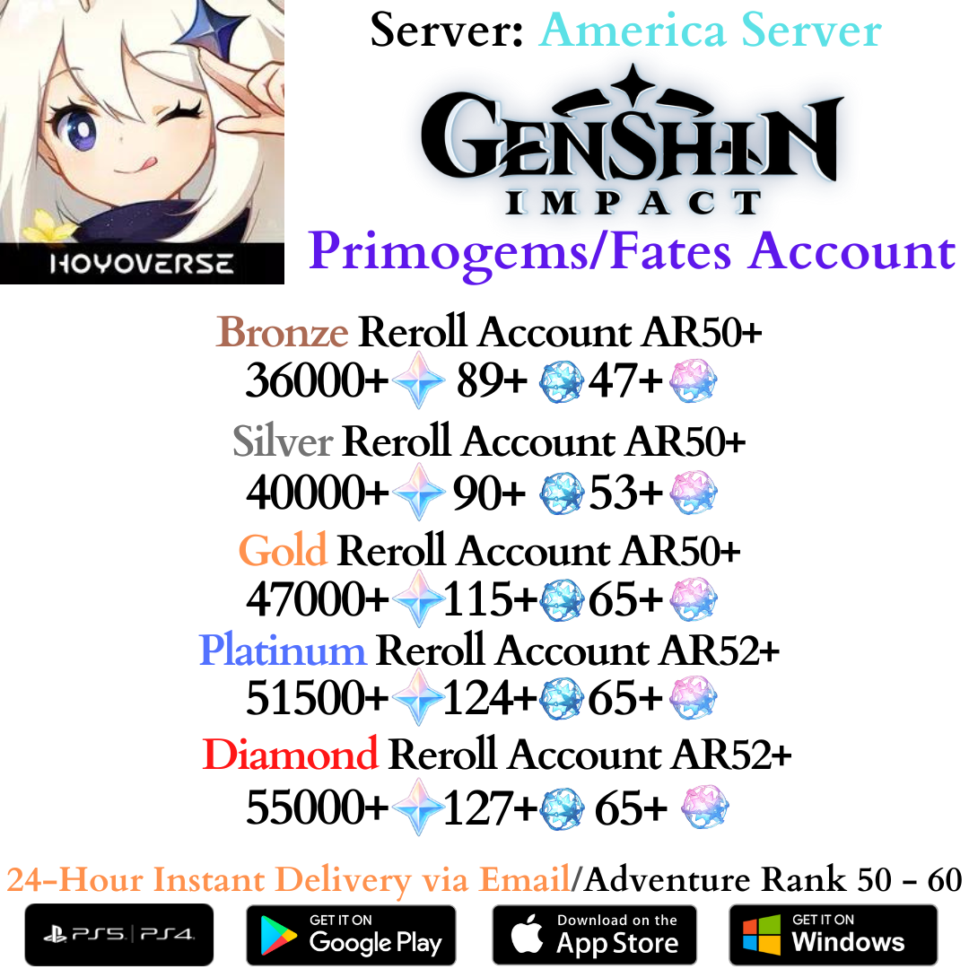 Genshin Impact Account