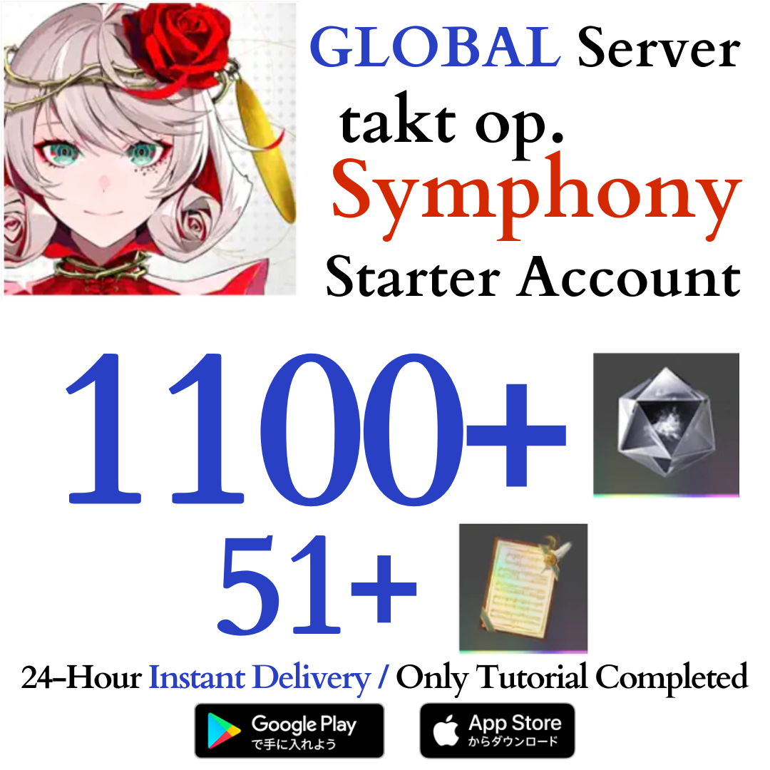 [GLOBAL] 1100+ Echomond | takt op. Symphony Starter Reroll Account