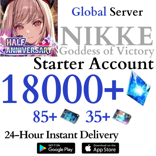 [GLOBAL] 18000+ Gems GODDESS OF VICTORY: NIKKE Starter Reroll Account