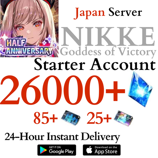 [JP] 26000+ Gems GODDESS OF VICTORY: NIKKE Starter Reroll Account