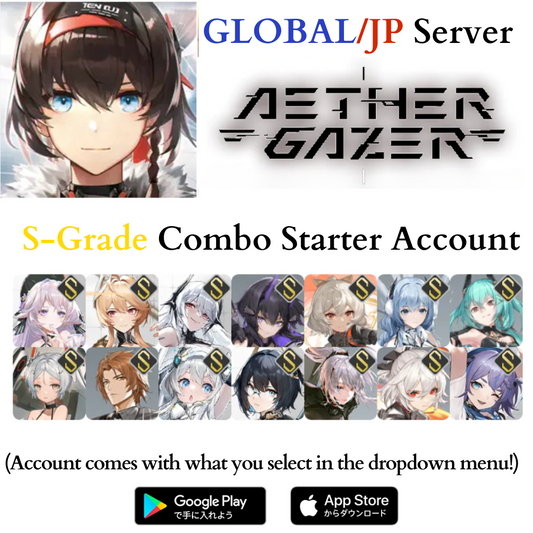 [GLOBAL/JP] S-Grade Characters Selection Combo | Aether Gazer Starter Account
