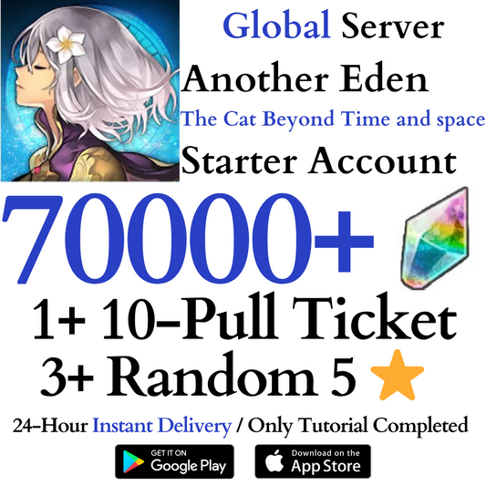 [GLOBAL] 70000+ Gems | Another Eden Starter Account
