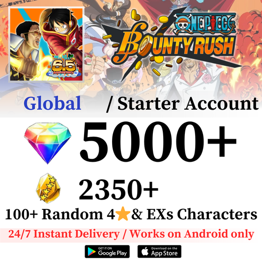 One Piece Bounty Rush Starter Reroll Account [GLOBAL-ANDROID]