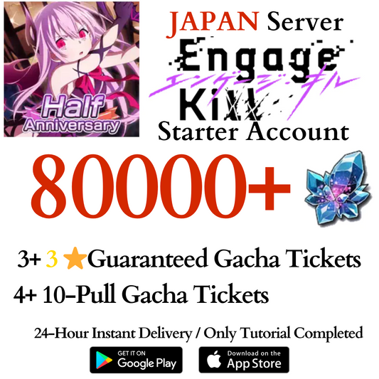 [JP] 80000+ Gems | Engage Kill Starter Reroll Account