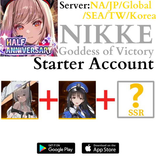 ALL SERVERS | Scarlet + SSR GODDESS OF VICTORY: NIKKE Starter Account