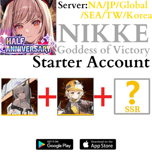 ALL SERVERS | Scarlet + Liter + SSR GODDESS OF VICTORY: NIKKE Starter Account