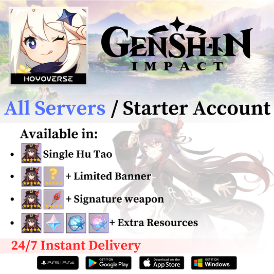 Genshin Impact Hu Tao Account