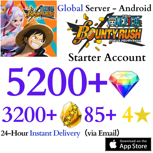 ONE PIECE Bounty Rush Starter Reroll Account