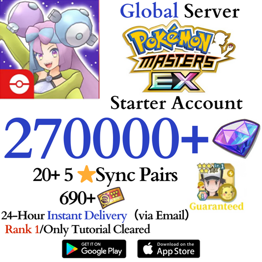 Pokémon Pokemon Masters EX Starter Reroll Account (Android Required)