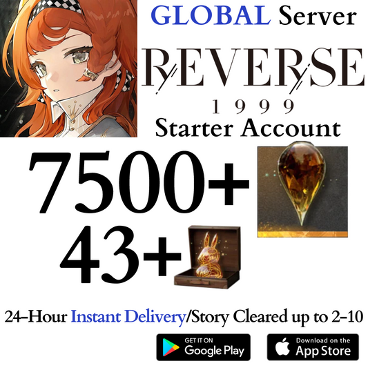 [GLOBAL] 7500+ Gems | Reverse: 1999 Starter Reroll Account