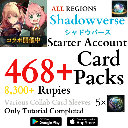 [GLOBAL] 468+ Card Packs | Shadowverse CCG Starter Account