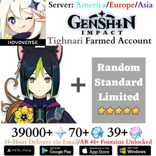 Tighnari Combo Genshin Impact Primogems Fates Farmed Starter Reroll Account