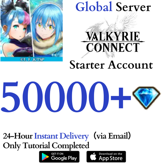 [GLOBAL] 50000+ Gems Valkyrie Connect Starter Reroll Fresh Account
