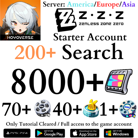 Zenless Zone Zero Starter Reroll Account