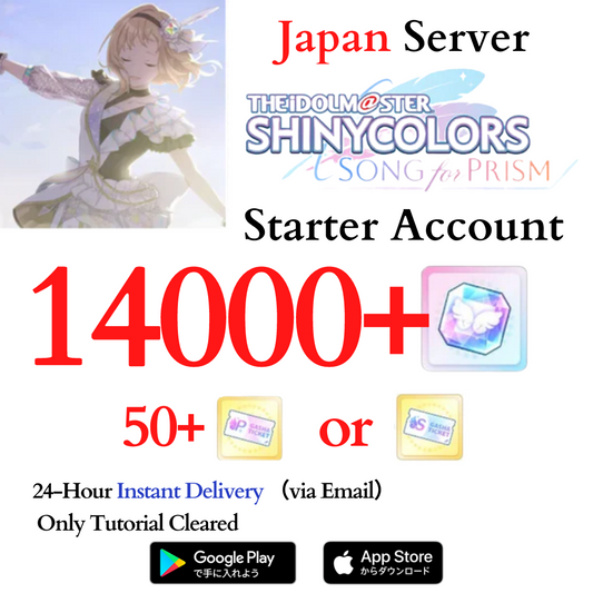 [JP] (BUY 2 GET 3) 14000+ Gems | Idolmaster Shiny Colors Song for Prism Shanison Shinymas iDOLM@STER Reroll Starter Account